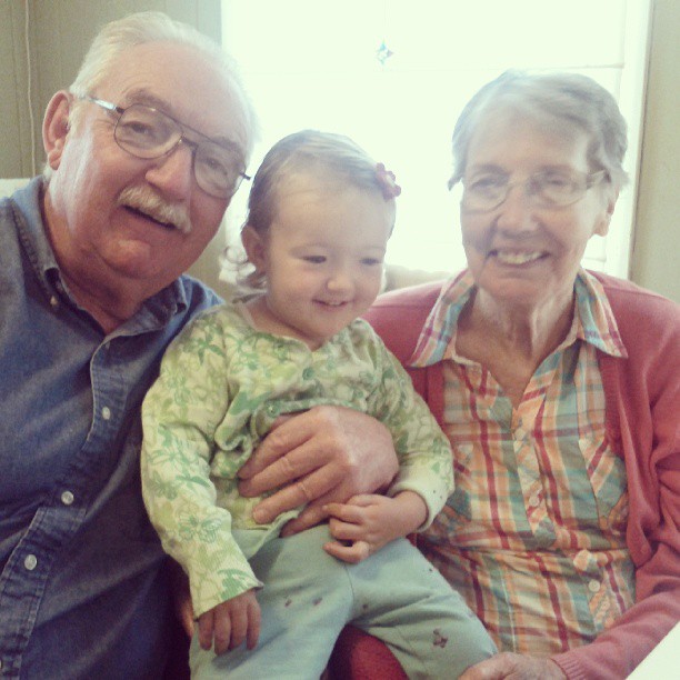 Grandpa, Clover & Grandma
