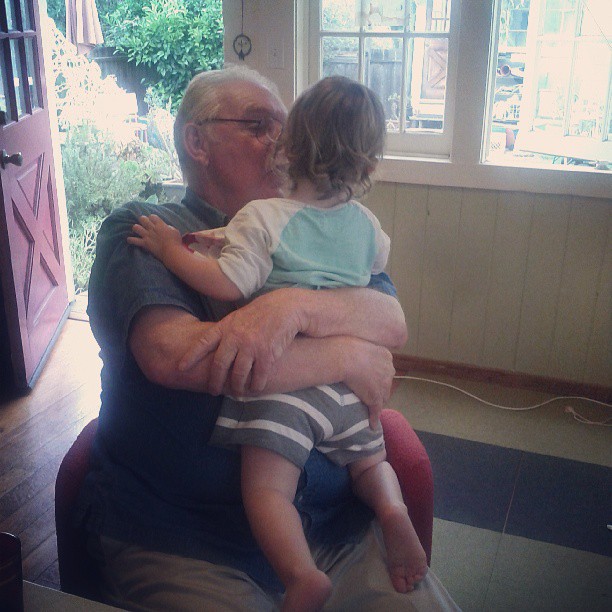 w/ GPA (in her first pair of shorts **from aunt Joan)