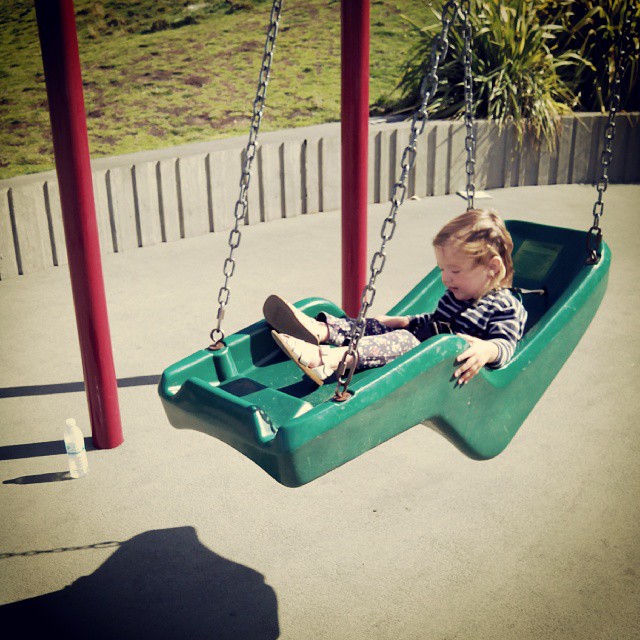 recliner swing at Dolores park