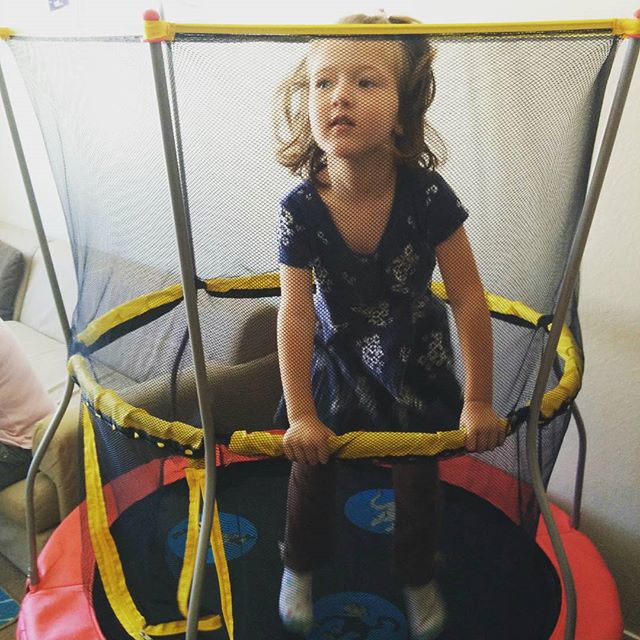 an indoor trampoline is always a good idea with young ones!