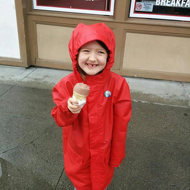 Rainy day ice cream