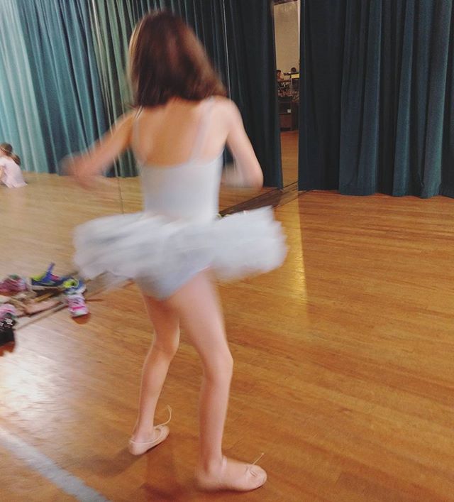 love this little blurry ballerina