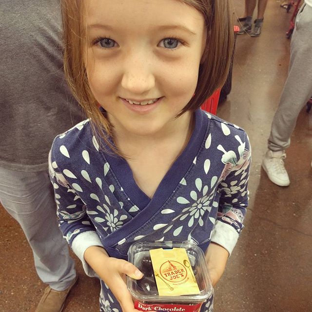 Clover won the coloring contest and received a gift card. She chose chocolate covered cherries.